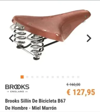 Sillín Brooks B67 Honey