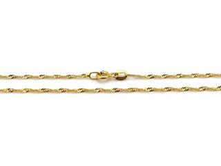cadena oro 18k 25cm