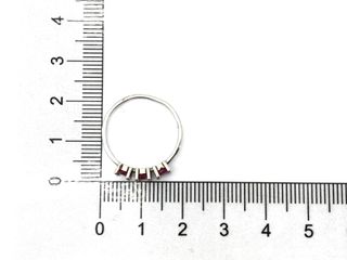 sortija plata 925mm con piedra con circonita