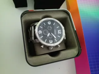 Reloj Fossil JR1353 Hombre Negro/Plata