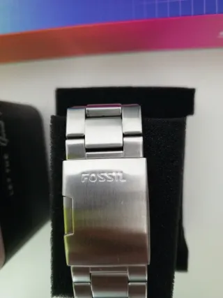 Reloj Fossil JR1353 Hombre Negro/Plata