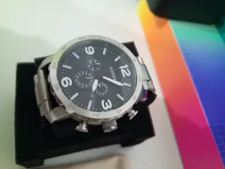 Reloj Fossil JR1353 Hombre Negro/Plata