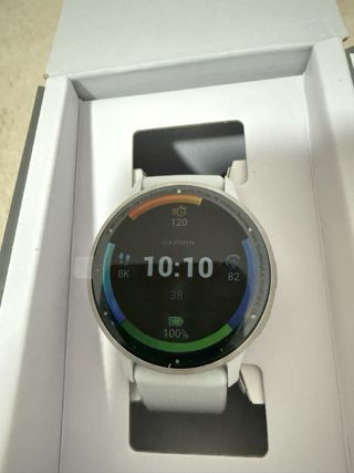 Garmin Venu 3 Blanco Bisel Plata