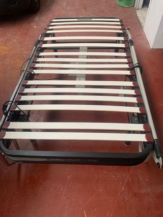 Cama articulada 2 zonas con barandillas