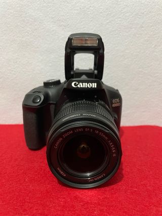 Canon 4000D 18MP Full HD Wifi + SD + Funda + 18-55