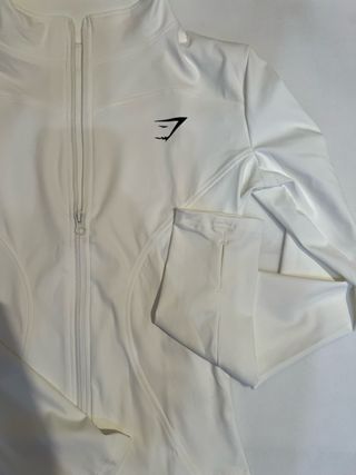 Chaqueta deportiva Gymshark blanca