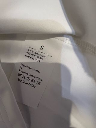 Chaqueta deportiva Gymshark blanca