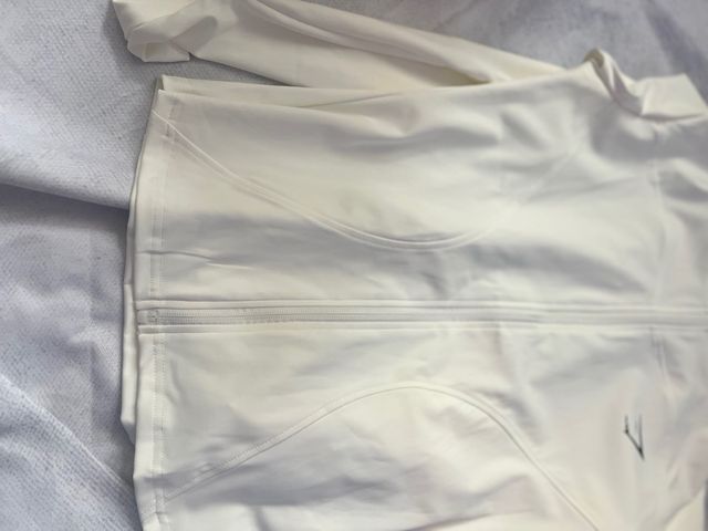 Chaqueta deportiva Gymshark blanca