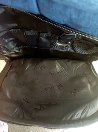 Mochila MATEIN azul con cargador USB