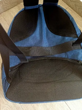 Mochila MATEIN azul con cargador USB