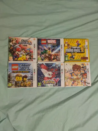 Nintendo 3DS Aqua 2011 + 6 Juegos + Caja original