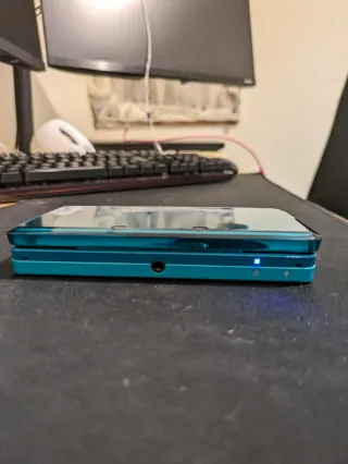 Nintendo 3DS Aqua 2011 + 6 Juegos + Caja original