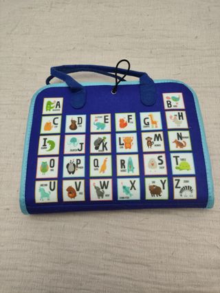 Mala de atividades educativas com dinossauros