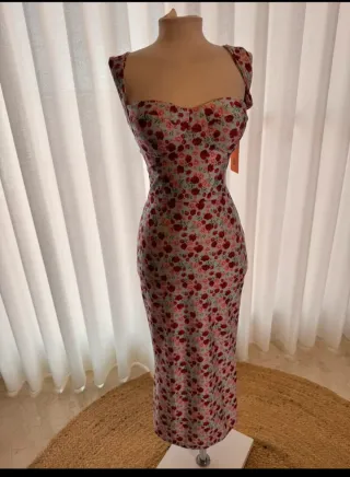 Vestido floral midi