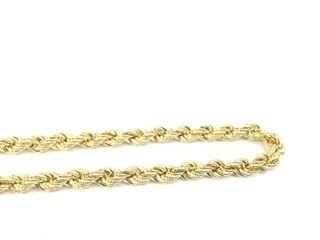cadena oro 18k 30cm