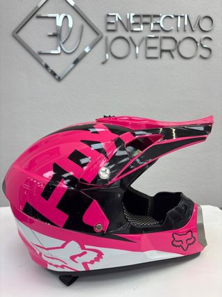 Casco Off Road Fox Fmvss 218Dot Talla S Rosa