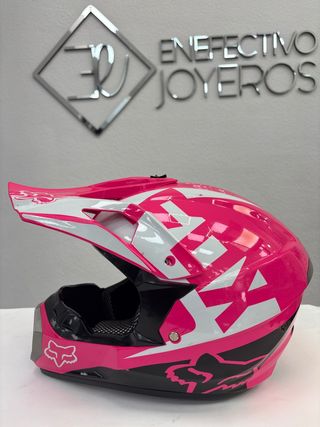 Casco Off Road Fox Fmvss 218Dot Talla S Rosa