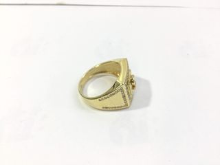 sello oro 18k con circonita