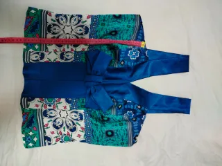 Falda y top estampado