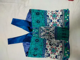 Falda y top estampado