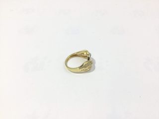 sortija oro 18k con circonita