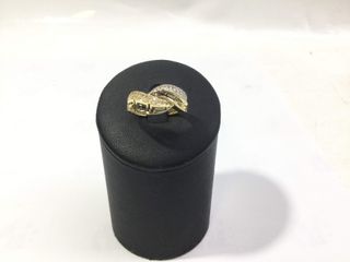 sortija oro 18k con circonita