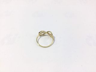 sortija oro 18k con circonita