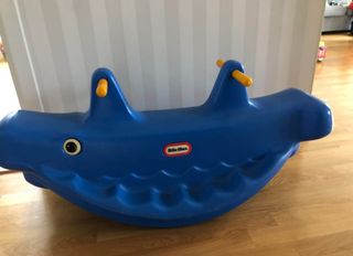 Ballena Balancín Little Tikes Azul