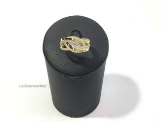 sortija oro 18k con circonita