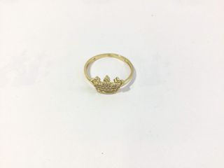 sortija oro 18k con circonita