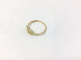 sortija oro 18k con circonita