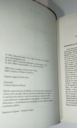 Eneida. Bucólicas / Geórgicas (Virgilio) - Gredos