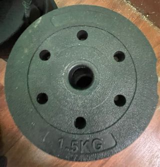 Juego Mancuernas con Barra y Discos