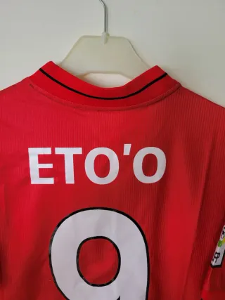 Camiseta Mallorca de fútbol Eto'o retro vintage