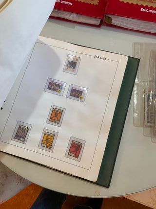 Álbum Filabo Colección Sellos Antiguo