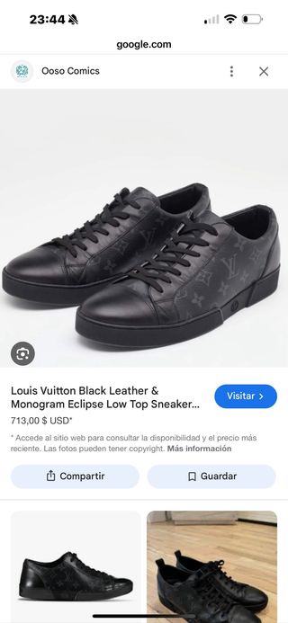Zapatos Louis Vuitton Negros