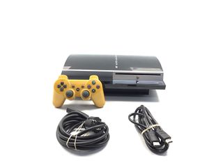 Consola PS3 Negra + Mando Amarillo