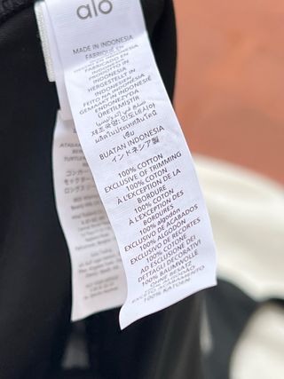 Alo Yoga Conjunto Deportivo Negro