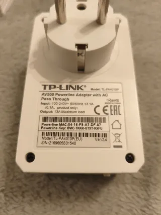 Kit PLC TP-Link AV500 + Extensor WiFi