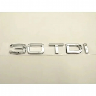 Emblema Logo AUDI 3.0 TDI plata