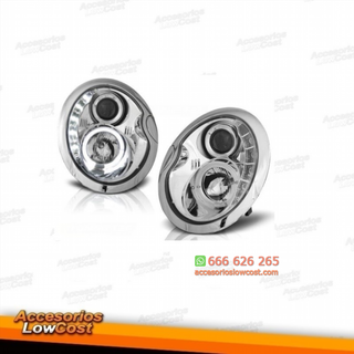 FAROS LUZ DIURNA MINI, 01-06- CRISTAL CLARO/CROMO