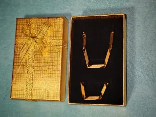 Conjunto Esclava y Cadena Chapado Oro 18k