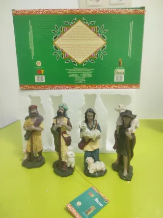 Caja Figuras Belén Vintage Atosa Nuevas