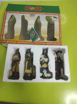 Caja Figuras Belén Vintage Atosa Nuevas