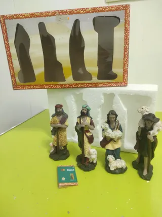 Caja Figuras Belén Vintage Atosa Nuevas