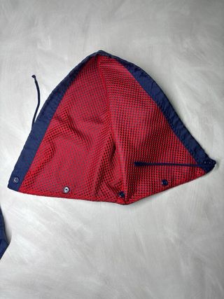 Antivento Nike Blu Navy Rosso vintage ‘90 Taglia L