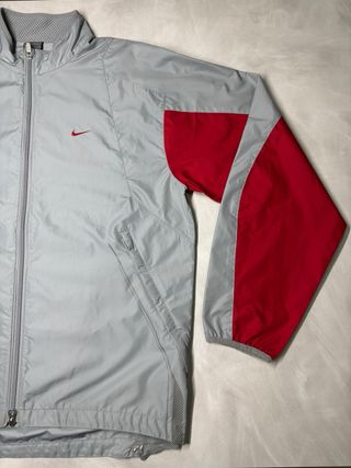 Antivento Nike Clima-Fit Grigio/Rosso XL Vintage