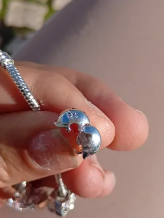 Pulseira Pandora com 6 Charms