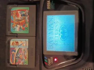 SEGA Game Gear con caja y 3 juegos