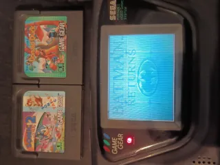 SEGA Game Gear con caja y 3 juegos